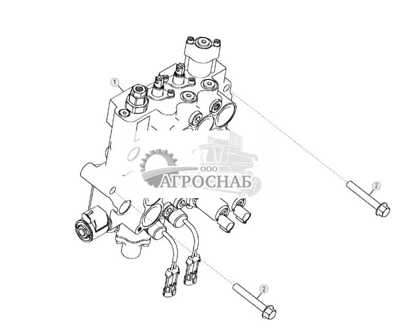 Распределитель погрузчика (ручное и ножное управление) - ST2535 203.jpg